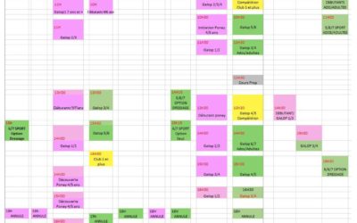 Planning 1er au 7 mars
