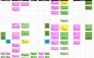 Planning 22 au 28 mars